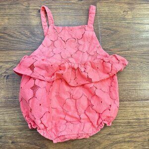 Janie and Jack lace bubble Romper
